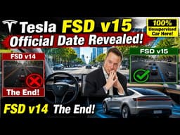 Tesla FSD 14.3.3 – The End! FSD v15 Officially Revealed! Elon Musk Confirms 100% Unsupervised