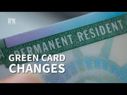 Foreigners in the US will have to apply for a green card abroad under new rules