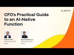 CFO's Practical Guide to an AI-Native Function