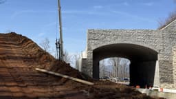 North Carolina's first land bridge will help bears and hikers cross NC-143 safely