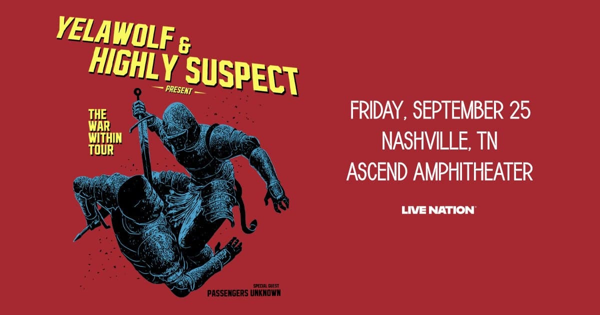 Yelawolf & Highly Suspect - Nashville - Ascend Amphitheater