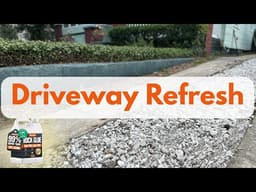 How I Fixed My Gravel Driveway (Easy DIY + Shabebe Rock Glue Tutorial)