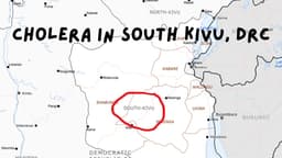 449 suspected cases of cholera, 13 deaths in one week in South Kivu