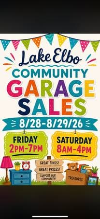 Lake Elbo Community-wide sales - garage & moving sales