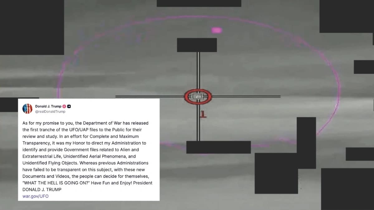 U.S. Releases UFO Files, Pentagon Shares UAP Videos and Documents