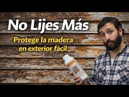 Deja de lijar la madera cada 4 años (haz esto)