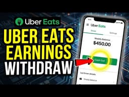 How to withdraw from Uber Eats earnings in the USA - Quick Tutorial