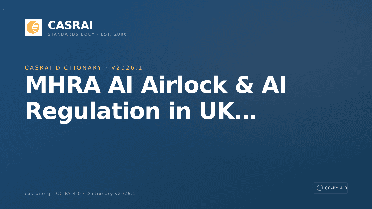 MHRA AI Airlock & AI Regulation in UK Trials