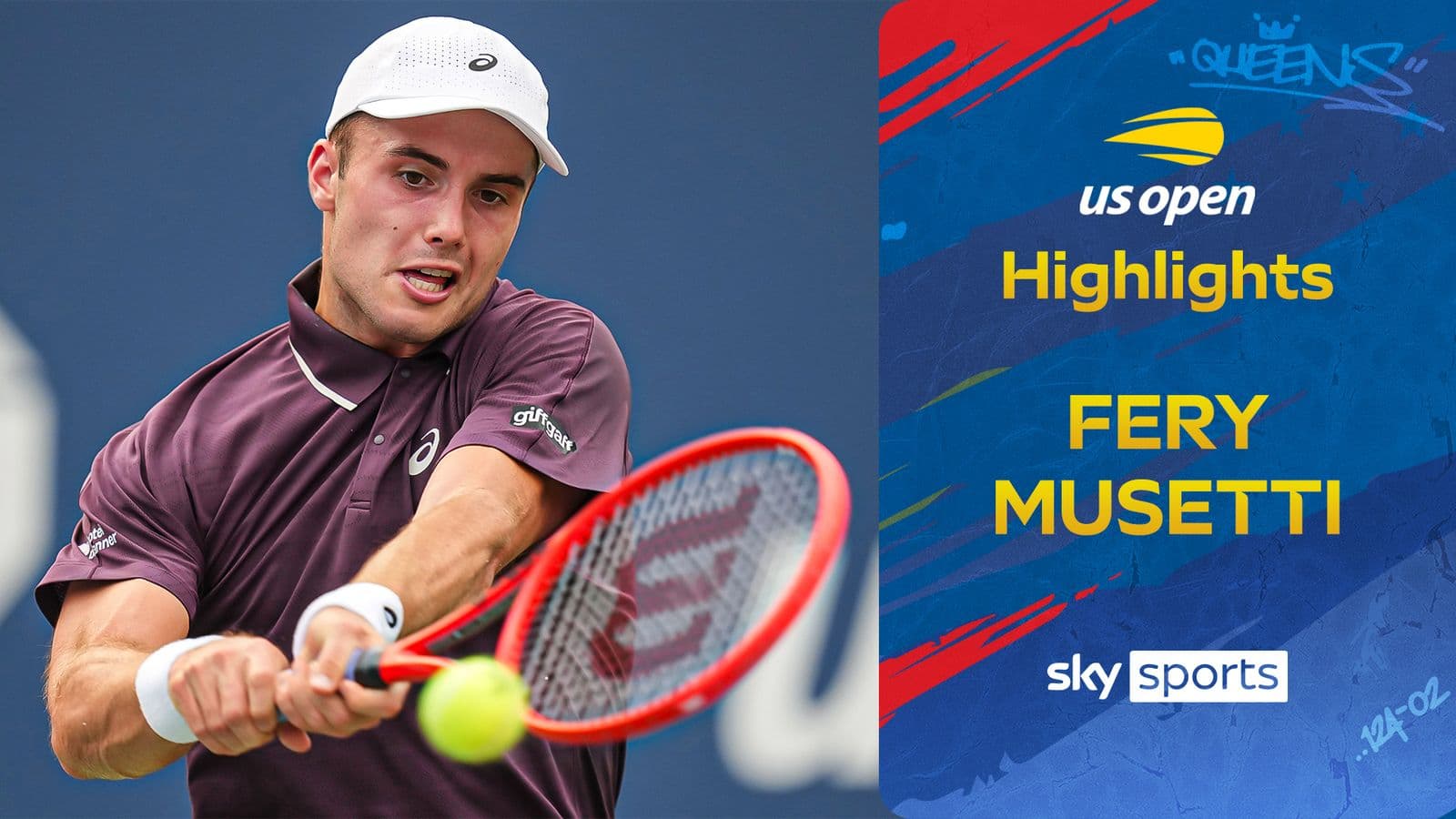 Arthur Fery vs Lorenzo Musetti | US Open highlights - Sky Sports
