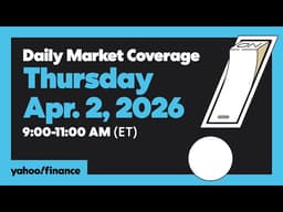 LIVE: Market Coverage Apr. 2, 2026 Stocks fall, oil surges after Trumps says war with Iran not over