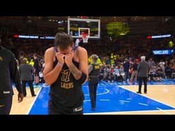 Luka Dončić leaves game with injury to left hamstring | NBA highlights
