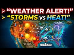 USA Weather Alert: Storms, Rain & Wild Temp Swings! May 20-21, 2026 | Full National Forecast