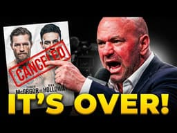 Dana White Cancels McGregor vs. Holloway 2 After SHOCKING Injury!