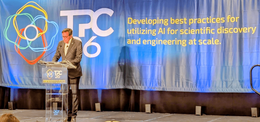 AI Rapidly Accelerating Pace of Scientific Discovery, DOE’s Darío Gil Says at TPC26