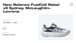 New Balance FuelCell Rebel v5 Sydney McLaughlin ...