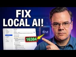 Local LLMs on MacBook? Change These Settings Now