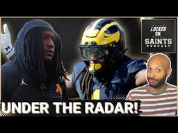 Michigan EDGE Jaishawn Barham's High Motor, Ceiling Signal Great New Orleans Saints NFL Draft Fit