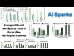 Emergent Social Intelligence Risks in Generative MultiAgent Systems