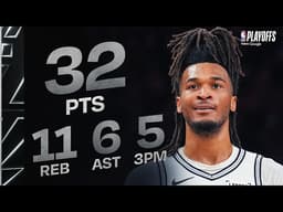 Stephon Castle Joins Playoff History with 32 PTS, 11 REB, 6 AST vs Timberwolves | May 15, 2026