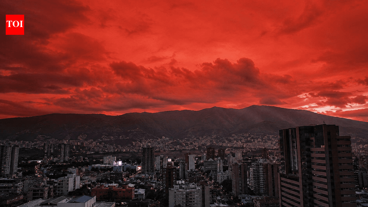 Caracas sky turns blood-red after Venezuela earthquakes