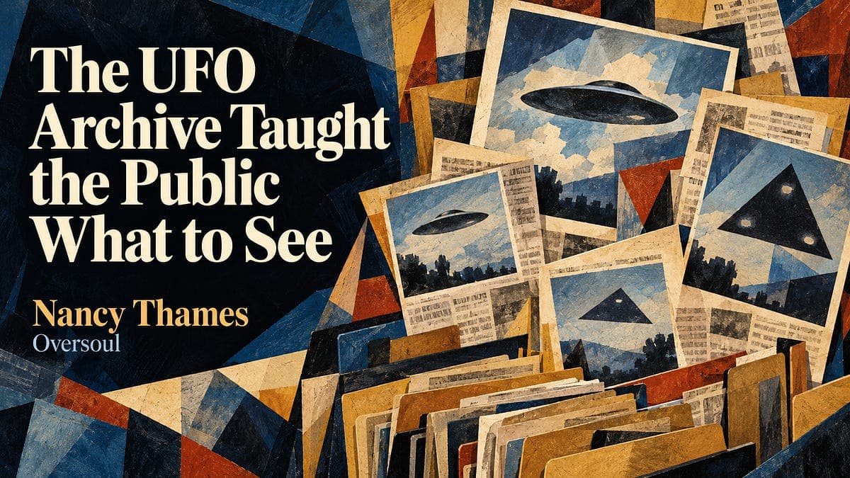 The UFO Archive Taught the Public What to See