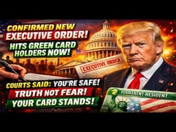 Confirmed New Executive Order Hits Green Card Holders Now!