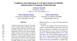 Confidence and Calibration of Activation Oracles for Reliable Interpretation of Language Model Internals