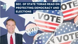 Tobias Read on Protecting Democracy and Election Security