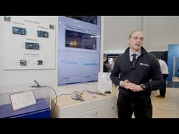 Robin Saltnes demonstrates Nordic Semiconductor’s custom Neuton Models and Axon NPU