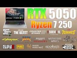 Lenovo LOQ | Ryzen 7 250 | RTX 5050 | Test in New 16 Games