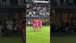 Front-row seat to Leo’s header 🤩🤳🏻