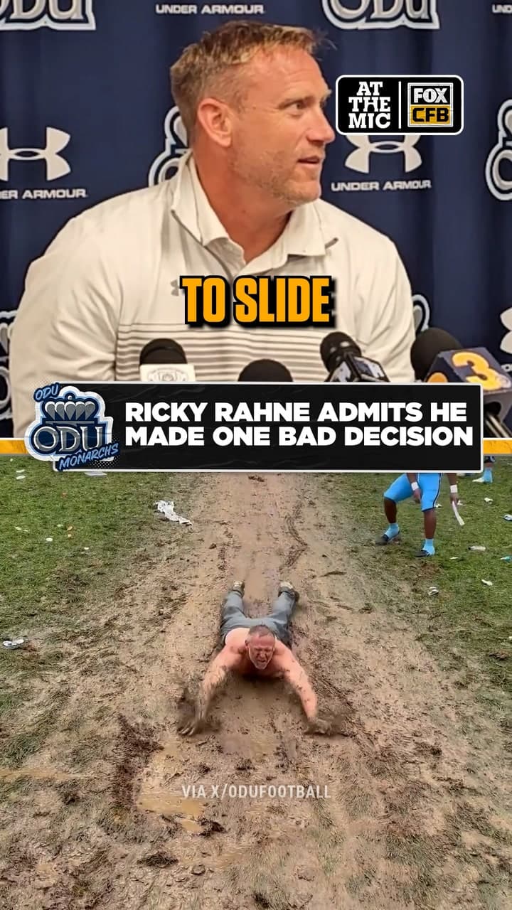 ODU's Ricky Rahne explains how a halftime promise ...