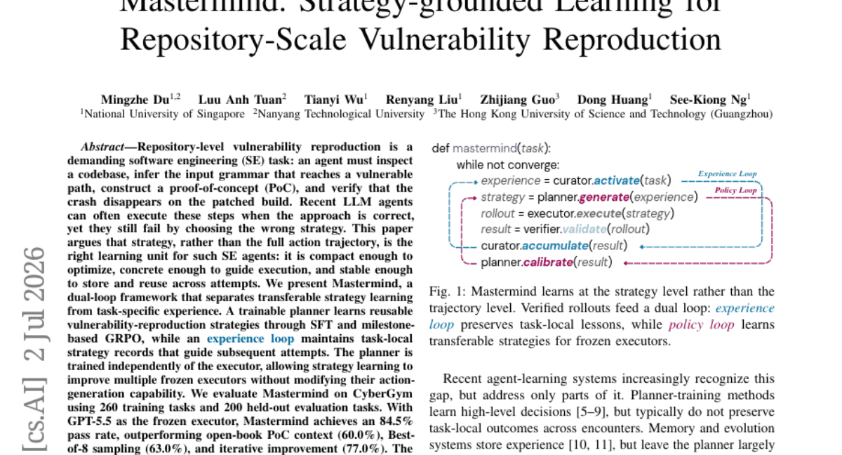 Mastermind: Strategy-grounded Learning for Repository-Scale Vulnerability Reproduction
