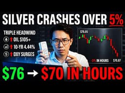 JUST IN🚨: Silver CRASHES Over 5% Overnight, $76→$70 In Hours! (April 2nd UPDATE)