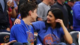 Video Of Kylie Jenner Handing Timothee Chalamet Liquor That She Seemingly Snuck Into The Knicks-Cavs Game Goes Viral