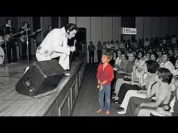 Elvis STOPPED his Vegas show for barefoot boy in the aisle — what he noticed BROKE his heart