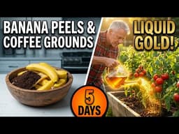 I Turned Banana Peels & Coffee Grounds Into Liquid Gold In 5 Days!