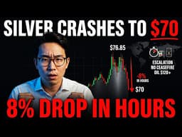 EMERGENCY🚨: Silver JUST CRASHED To $70, 8% Down In Just Hours!