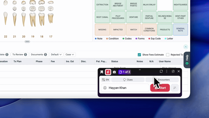 Overjet Voice adds hard tissue and perio charting