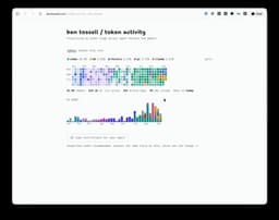 @bentossell: built myself a harness + token usage tracker

splits by agent/model, copy instructions for your own
...