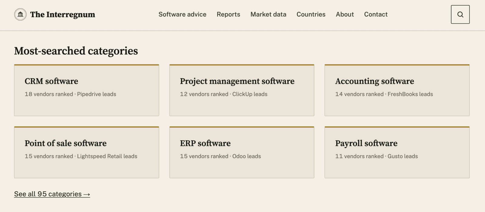 The Interregnum Publishes Ranked Enterprise Software Advice Tracking AI Market Shift in Europe