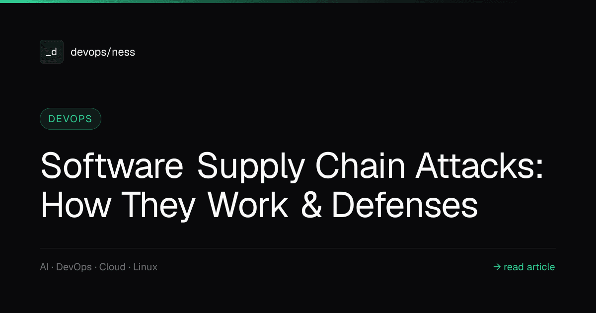 Software Supply Chain Attacks: Landscape & Defenses