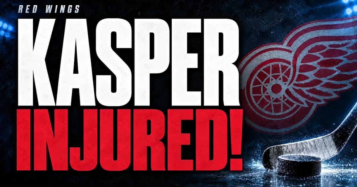 Red Wings C Marco Kasper Suffers Injury
