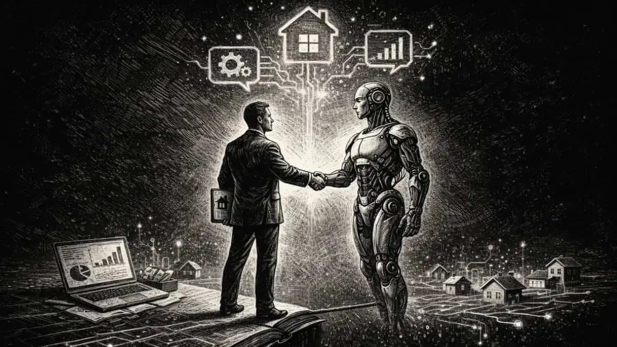 Portal/MLS/Brokerage-integrated AI dashboards + gray market democratize enterprise automation