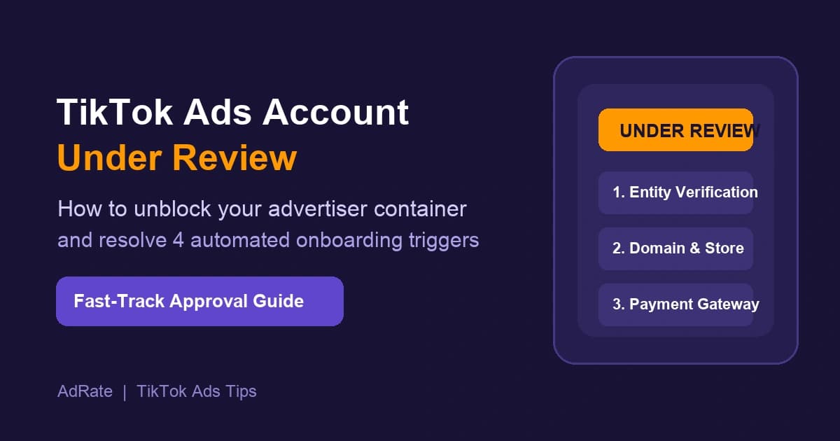 TikTok Ads Account Under Review: 4 Fixes & Approval Time