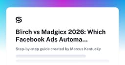 Bïrch vs Madgicx 2026: Which Facebook Ads Automation ...