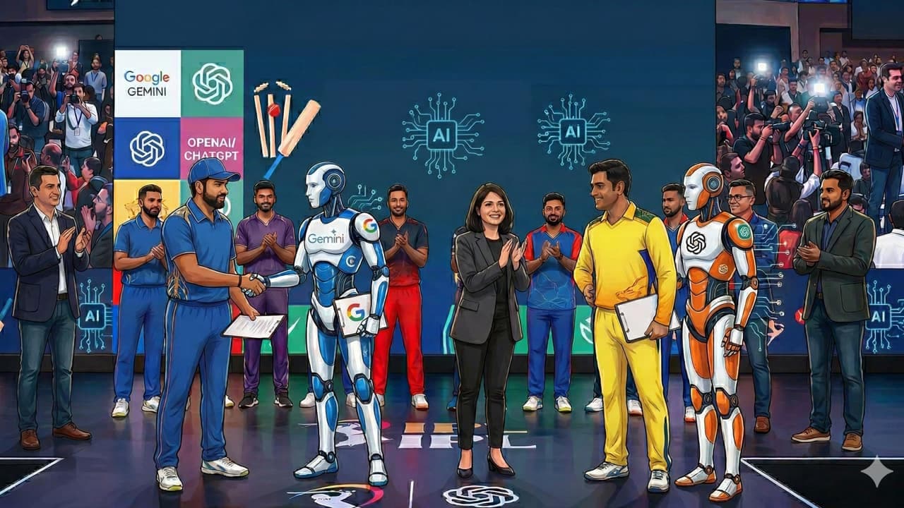 9 out of 10 IPL teams now partner with AI brands; Google, OpenAI go big on ad spends