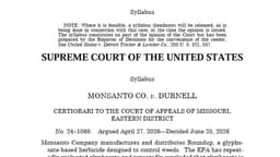 BREAKING: The Supreme Court Just Derailed Thousands of Lawsuits Against Monsanto Over Glyphosate and Cancer