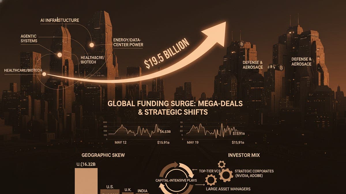 Weekly Funding rounds / Statistics / Insights of May 26, 2026