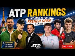 ATP Rankings Updated After French Open Tennis 2026. Zverev Wins Title, Jodar, Fonseca Moved Up!